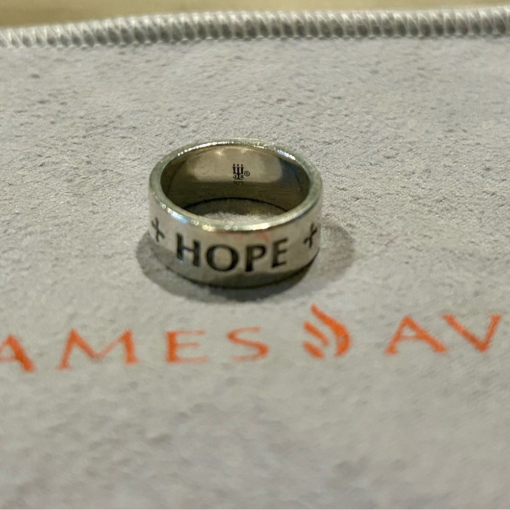RETIRED James Avery Faith Hope Love band, size 5.5 ✨ - Picture 2 of 3